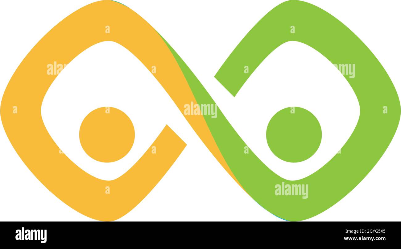 Adoption and community care Logo template vector icon Stock Vector