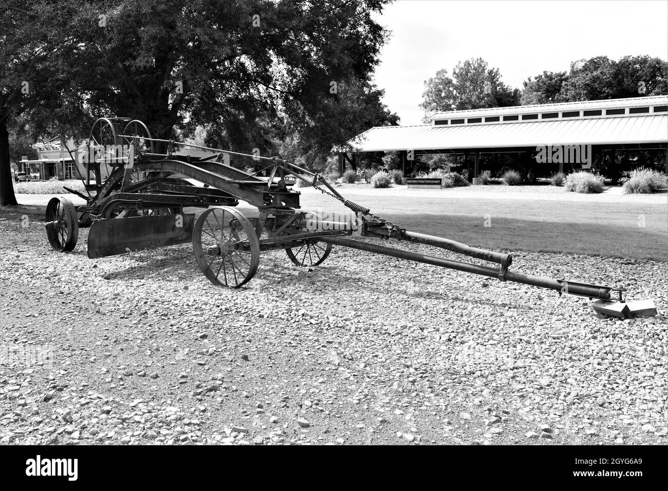 Horse drawn road grader Black and White Stock Photos & Images Alamy
