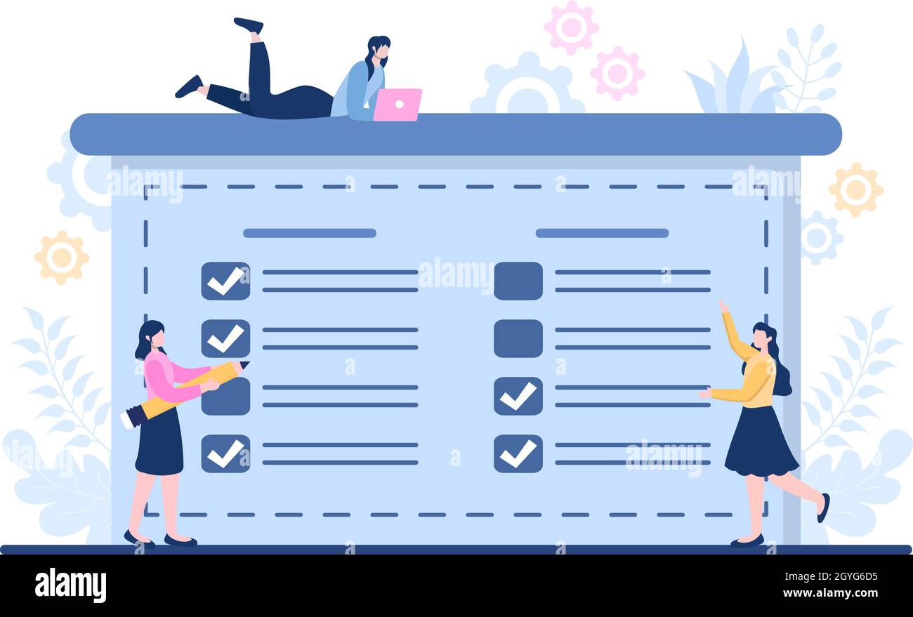 Planning Schedule or Time Management with Calendar Business Meeting