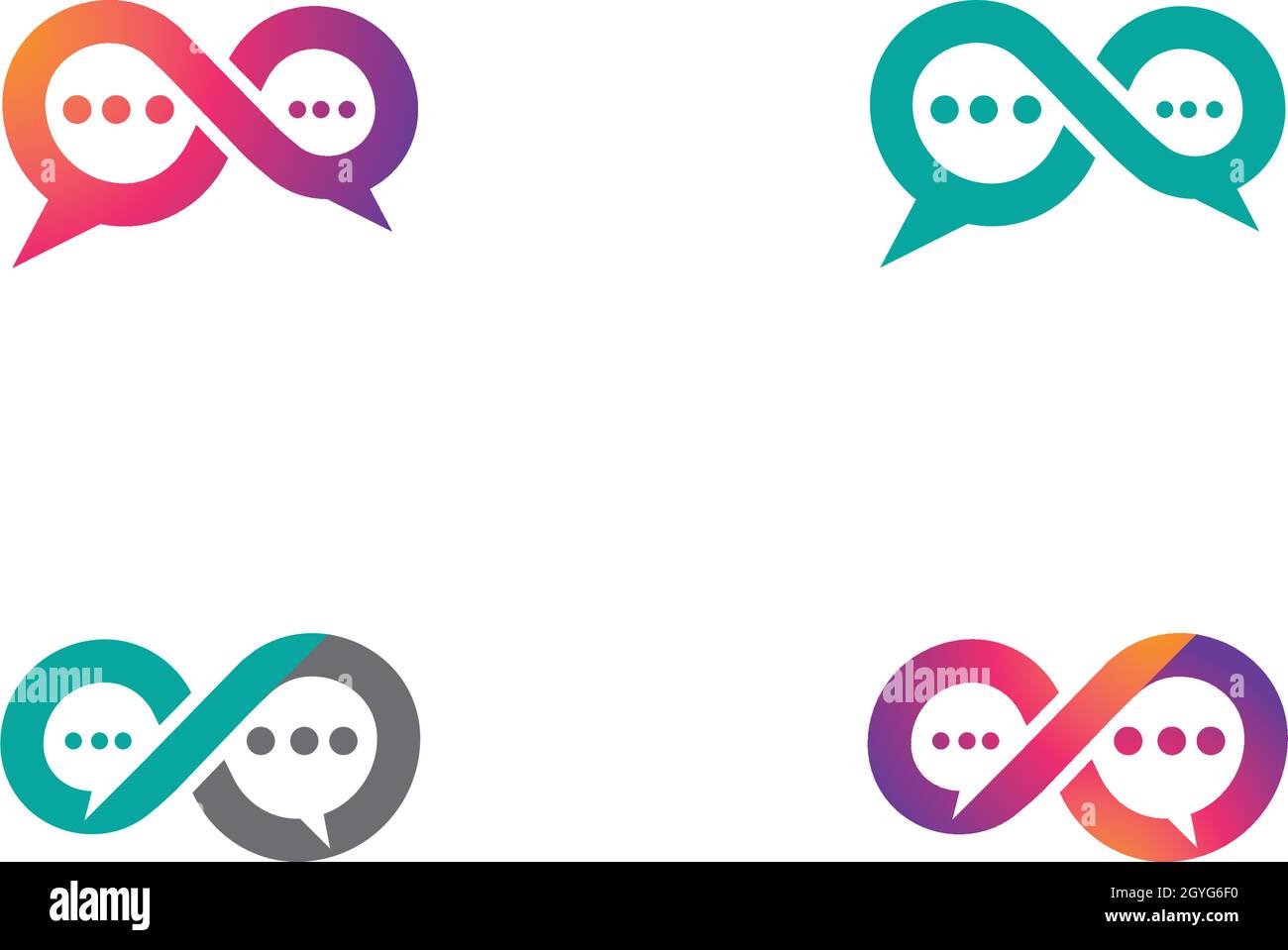 Speech bubble icon Logo template vector illustration Stock Vector Image ...