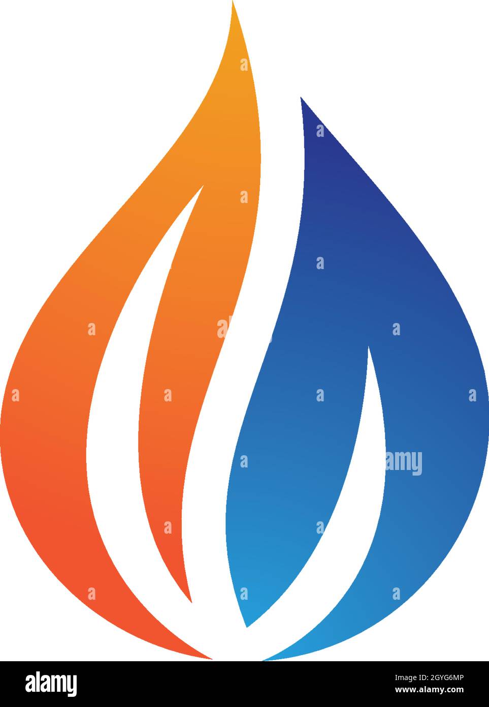 Fire flame Logo Template vector icon Oil, gas and energy logo concept ...