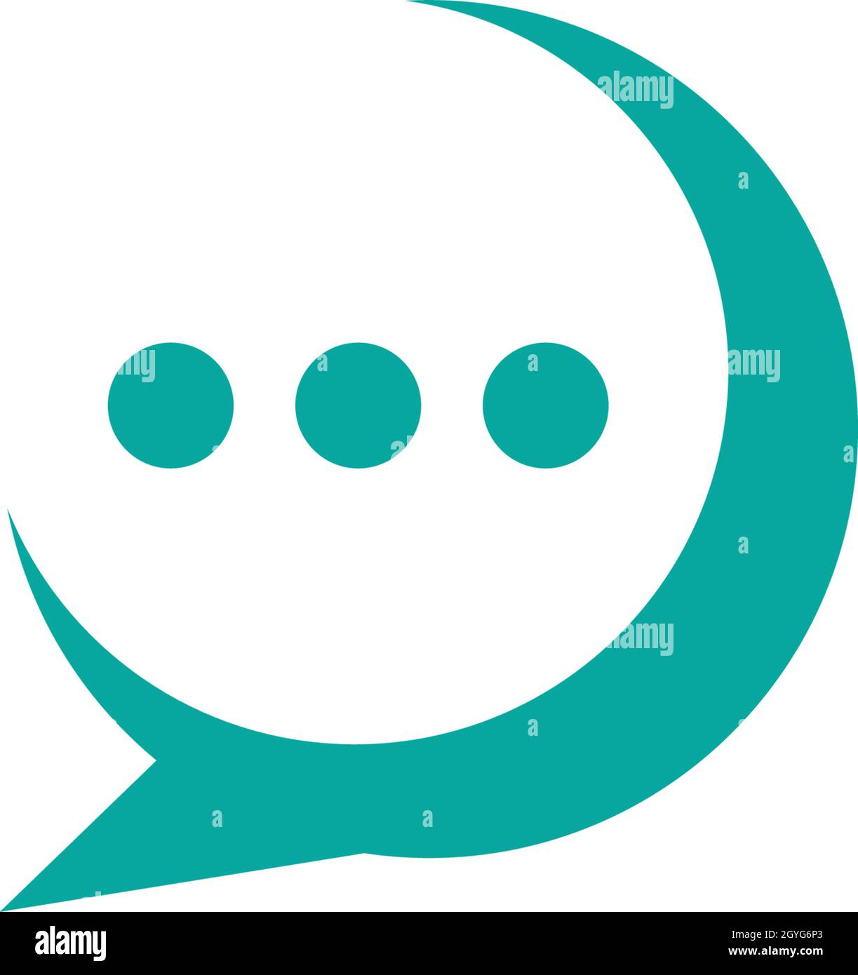 Speech bubble icon Logo template vector illustration Stock Vector Image ...