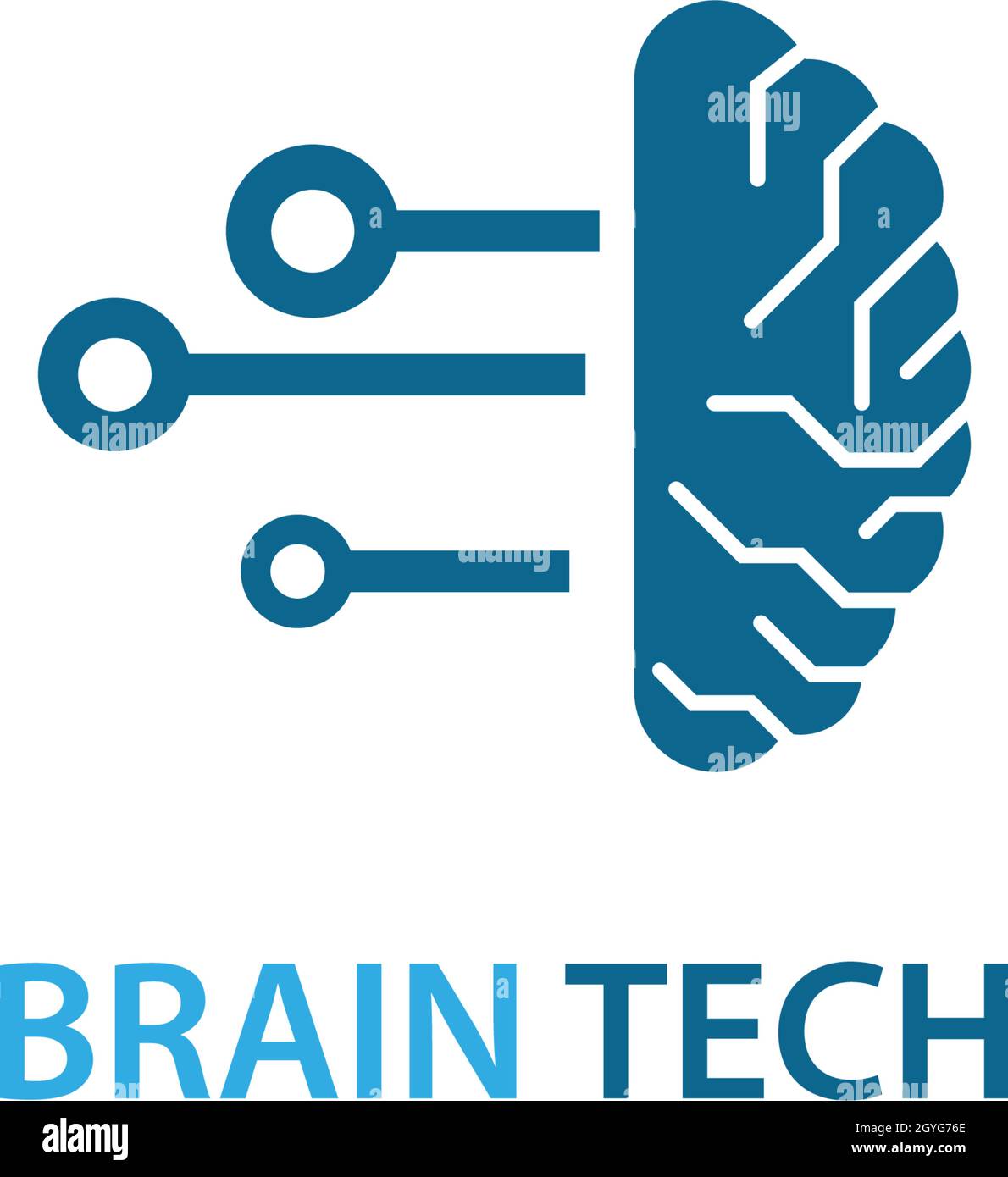 Brain Logo vector icon Template Stock Vector Image & Art - Alamy