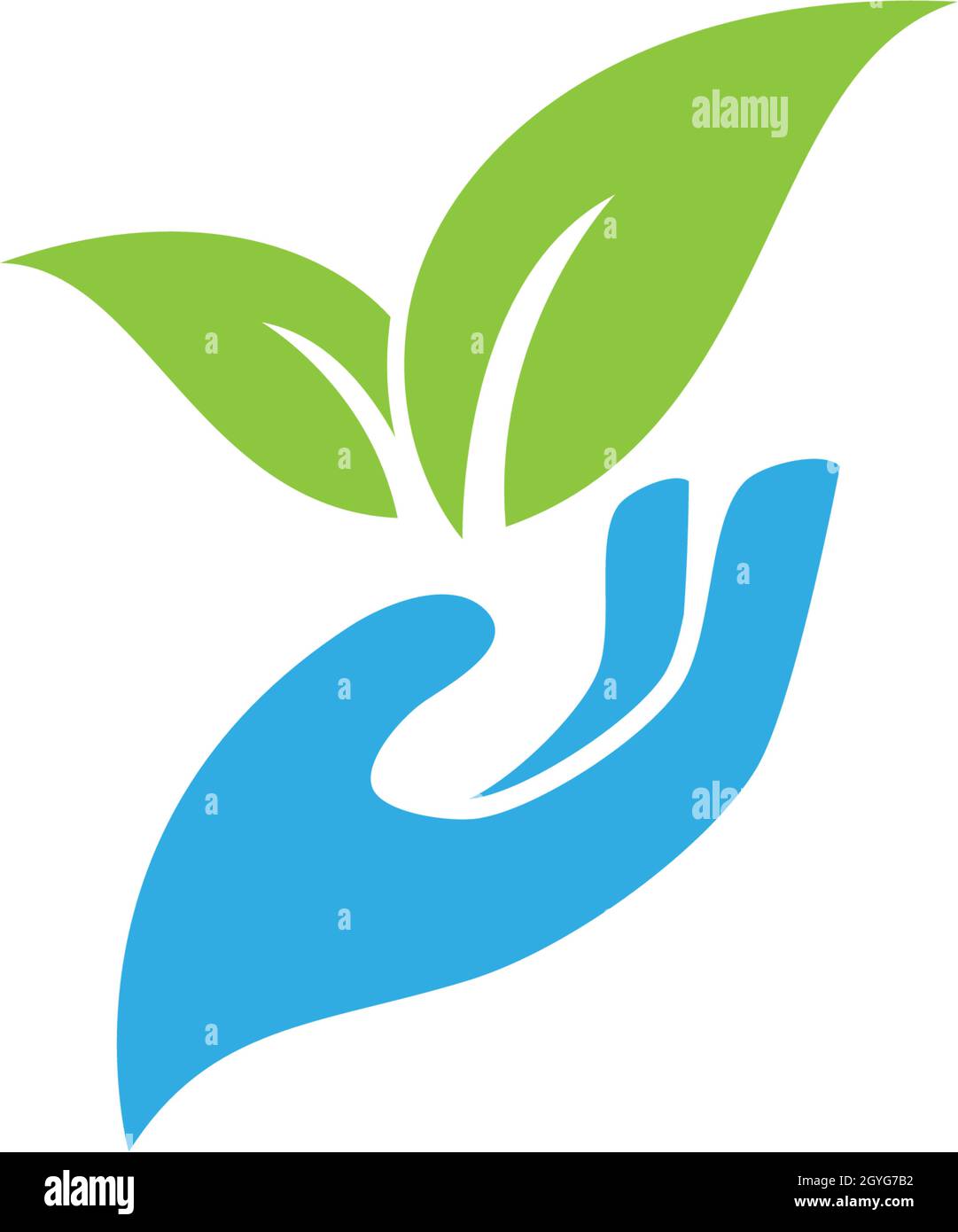 Hand Care Logo Template vector icon Business Stock Vector