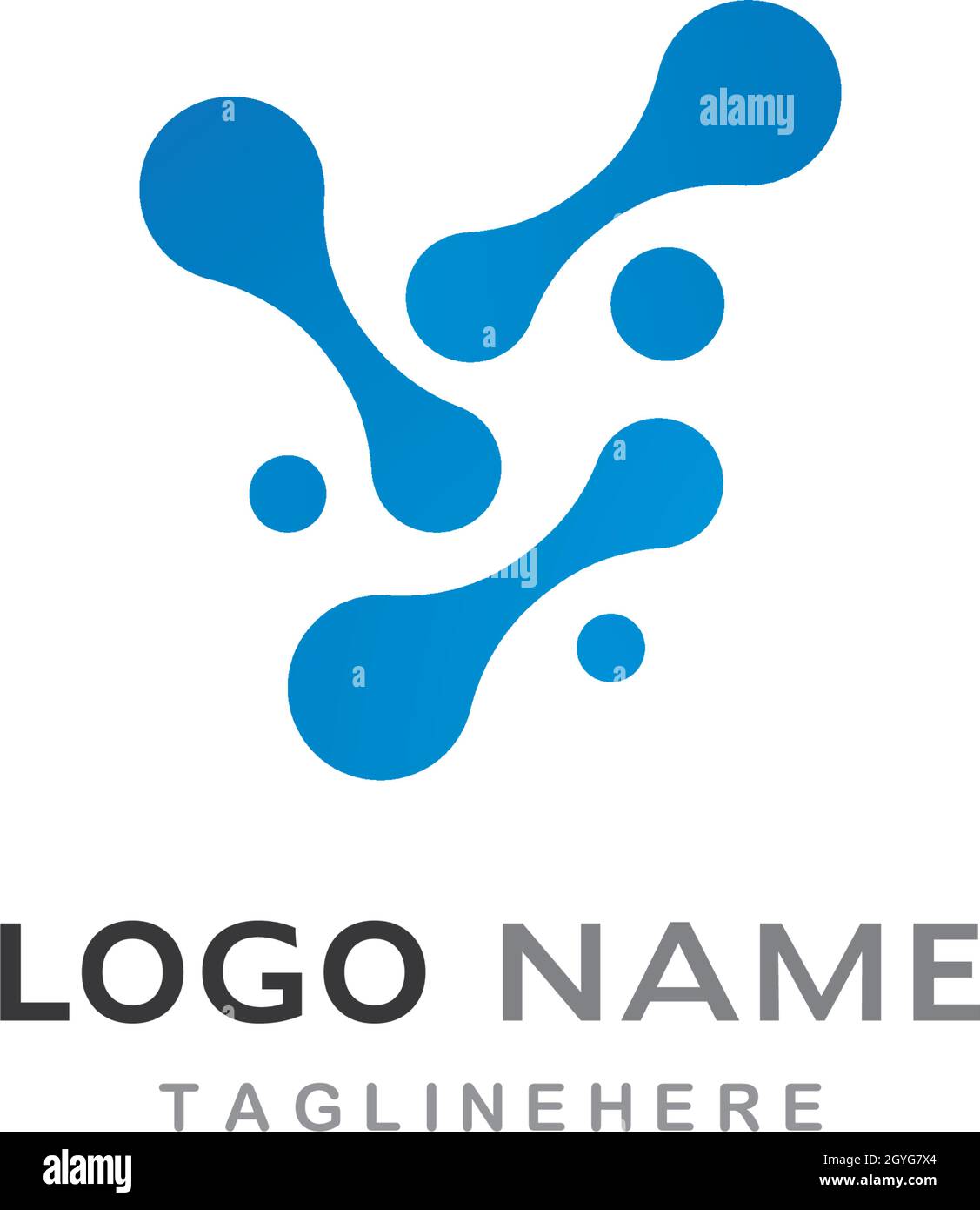 molecule logo vector icon template Stock Vector Image & Art - Alamy