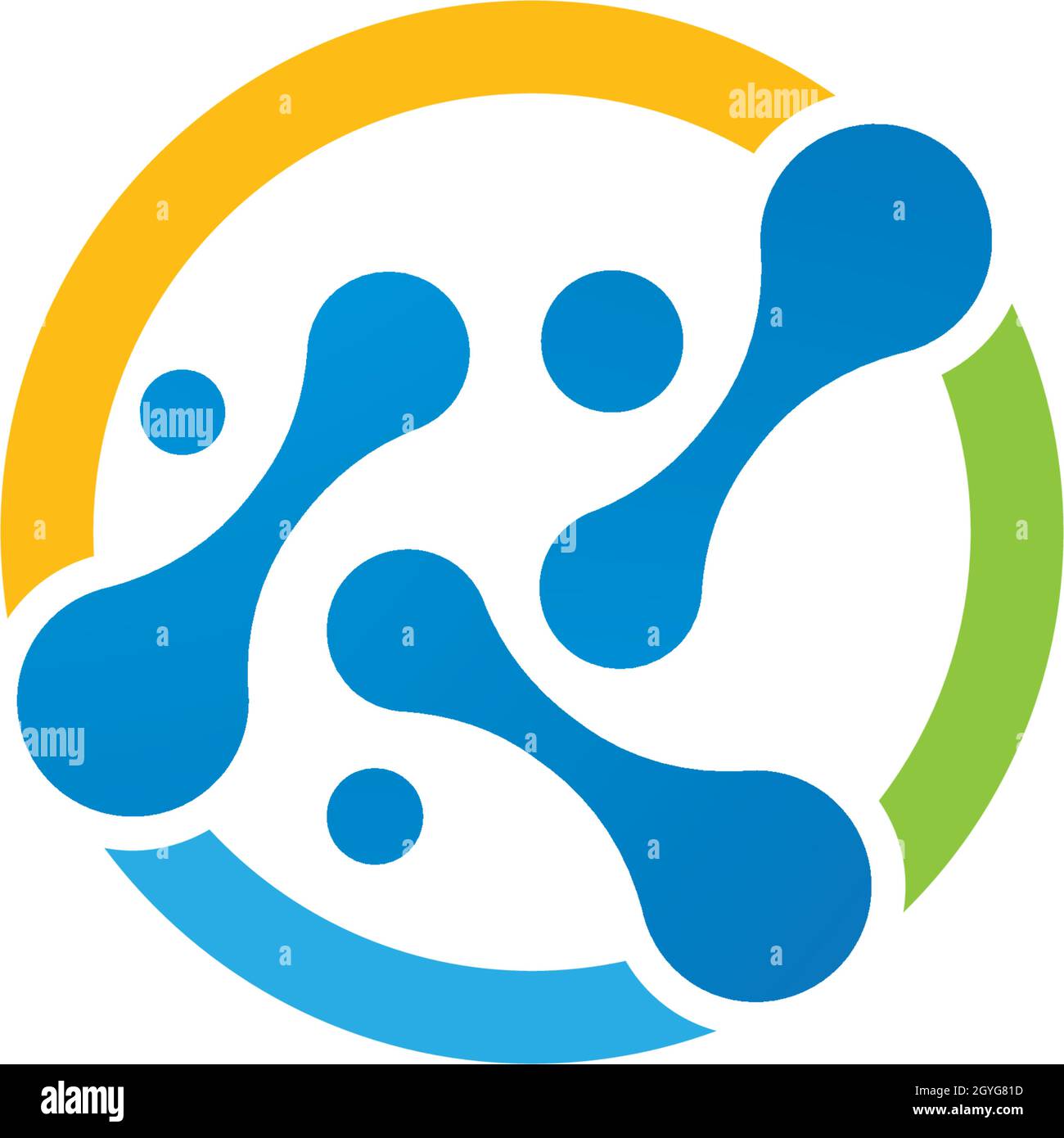 molecule logo vector icon template Stock Vector Image & Art - Alamy