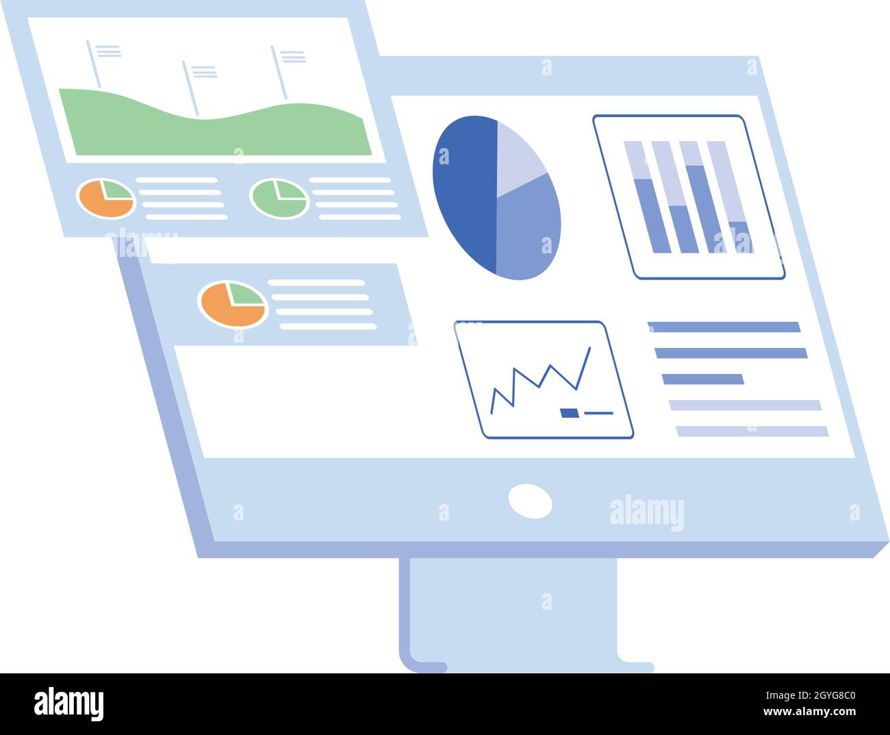 data management in desktop device Stock Vector Image & Art - Alamy