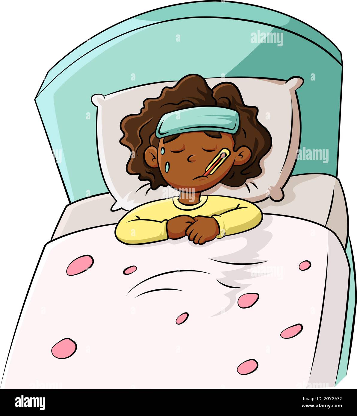 Sick bed overhead Stock Vector Images - Alamy