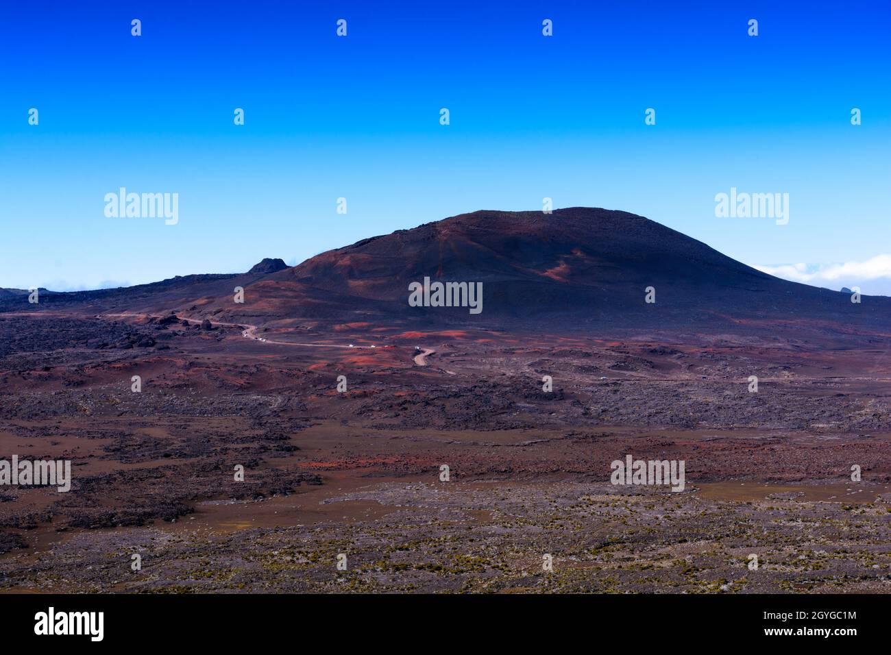 Plaine Des Sables Piton De La Fournaise At Reunion Island Stock Photo Alamy
