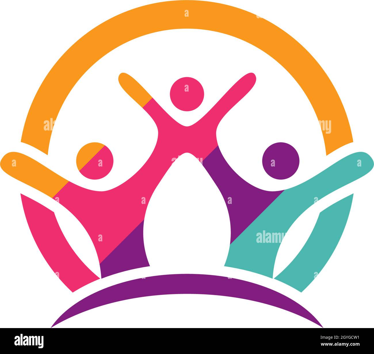 Family care Logo template vector icon Stock Vector Image & Art - Alamy