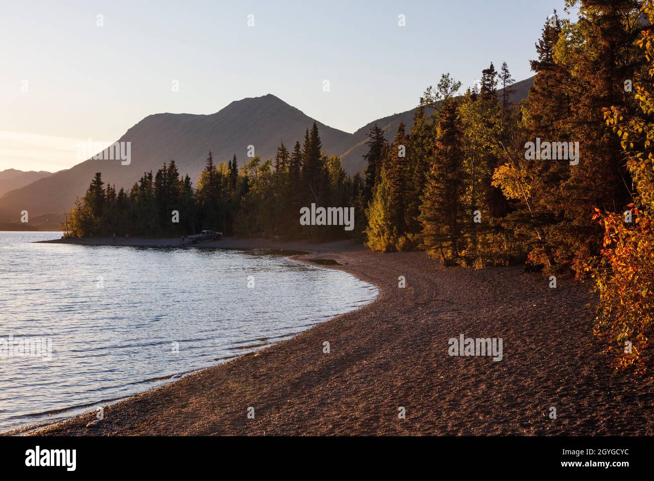 Campimg at Quartz Creek campground on Kenai Lake KENAI PENINSULA
