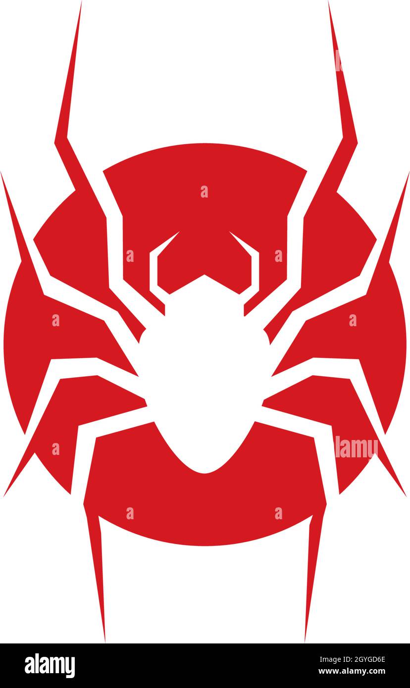 spider logo vector for business Stock Vector