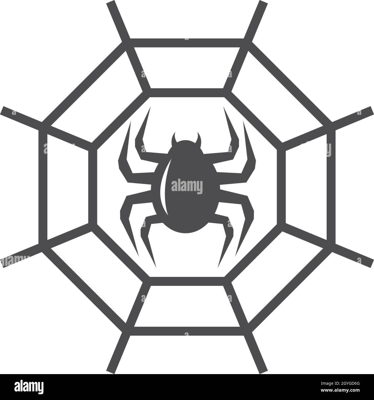 spider logo vector for business Stock Vector