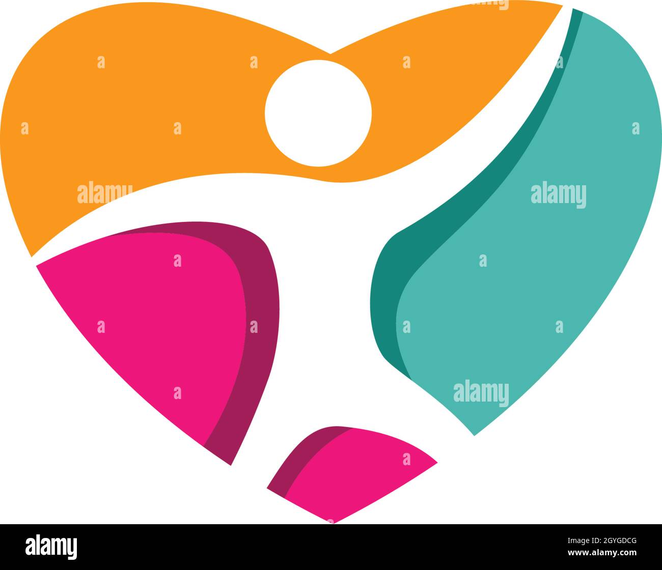 Heart Care logo vector template Stock Vector Image & Art - Alamy