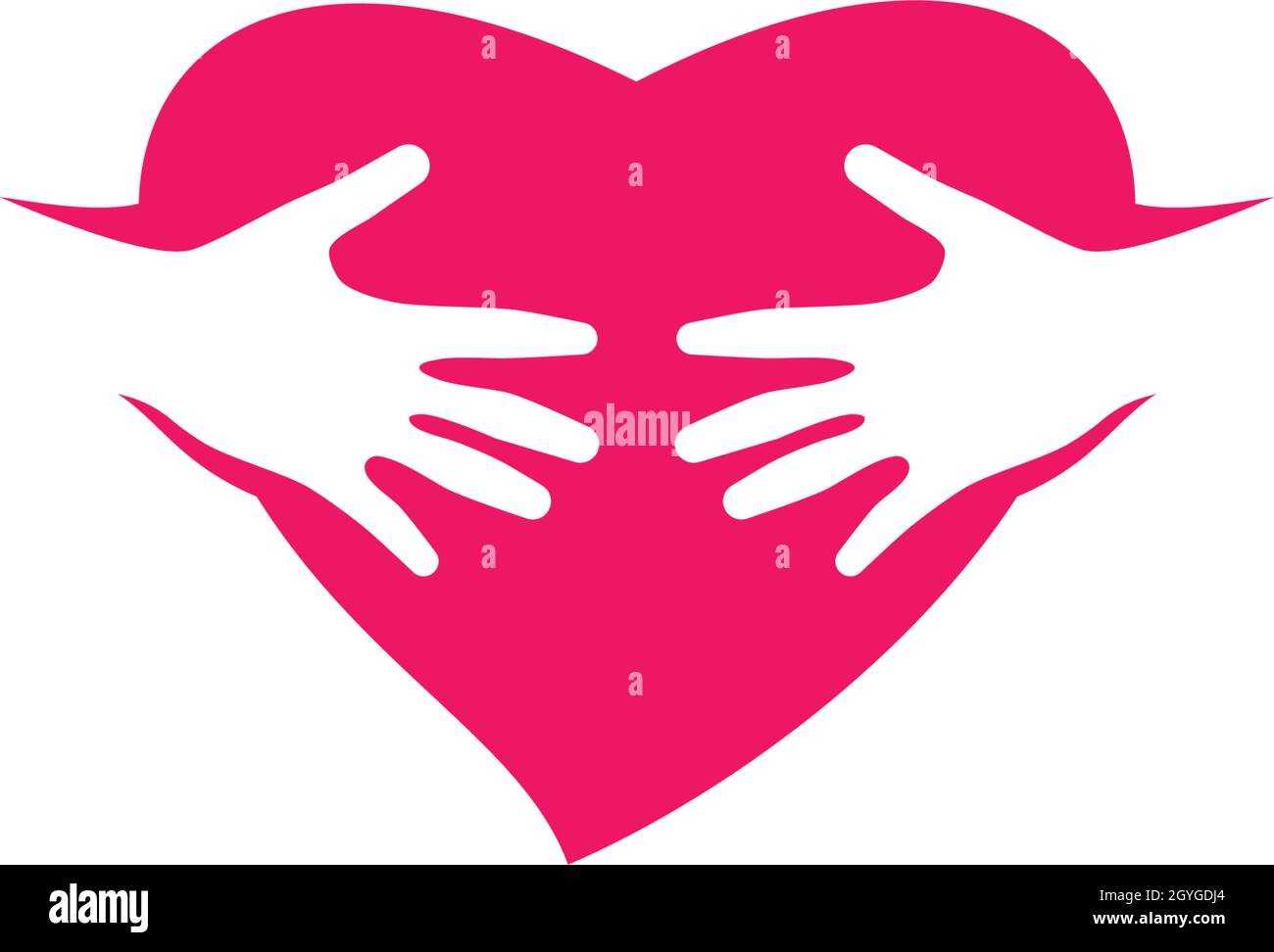 Heart Care logo vector template Stock Vector
