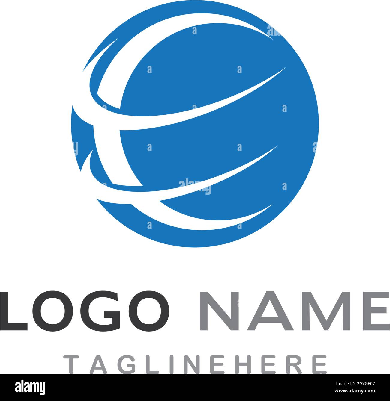 globe tech ilustration logo vector template Stock Vector Image & Art ...