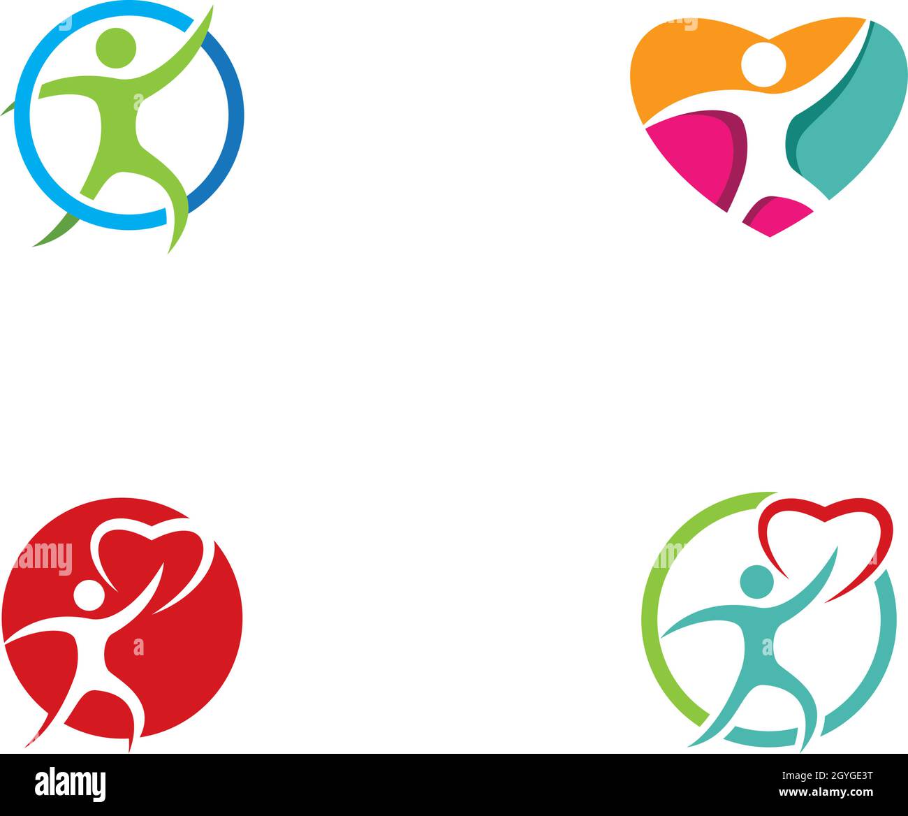 Heart Care logo vector template Stock Vector Image & Art - Alamy