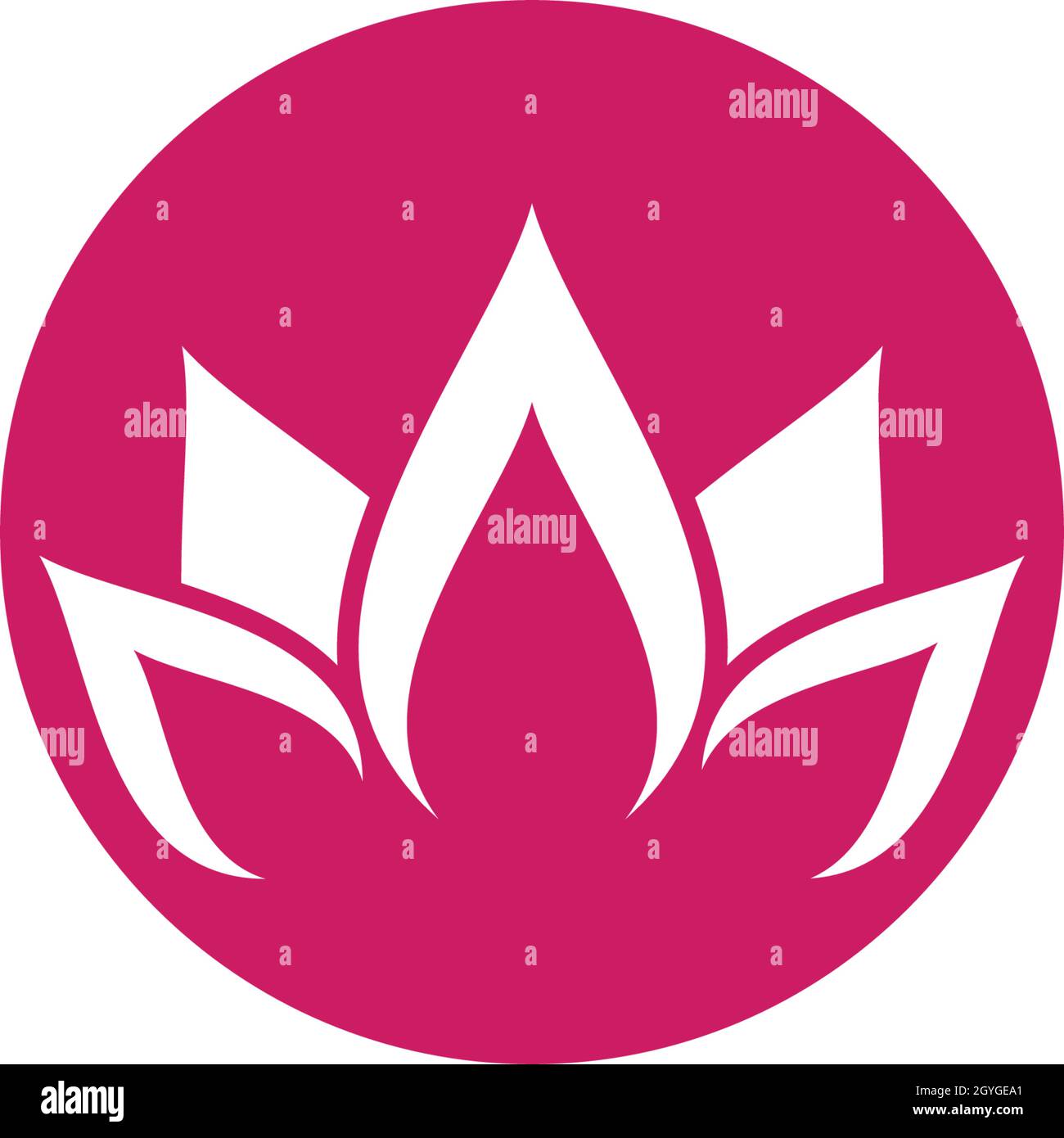 Lotus flowers logo Template icon Stock Vector Image & Art - Alamy