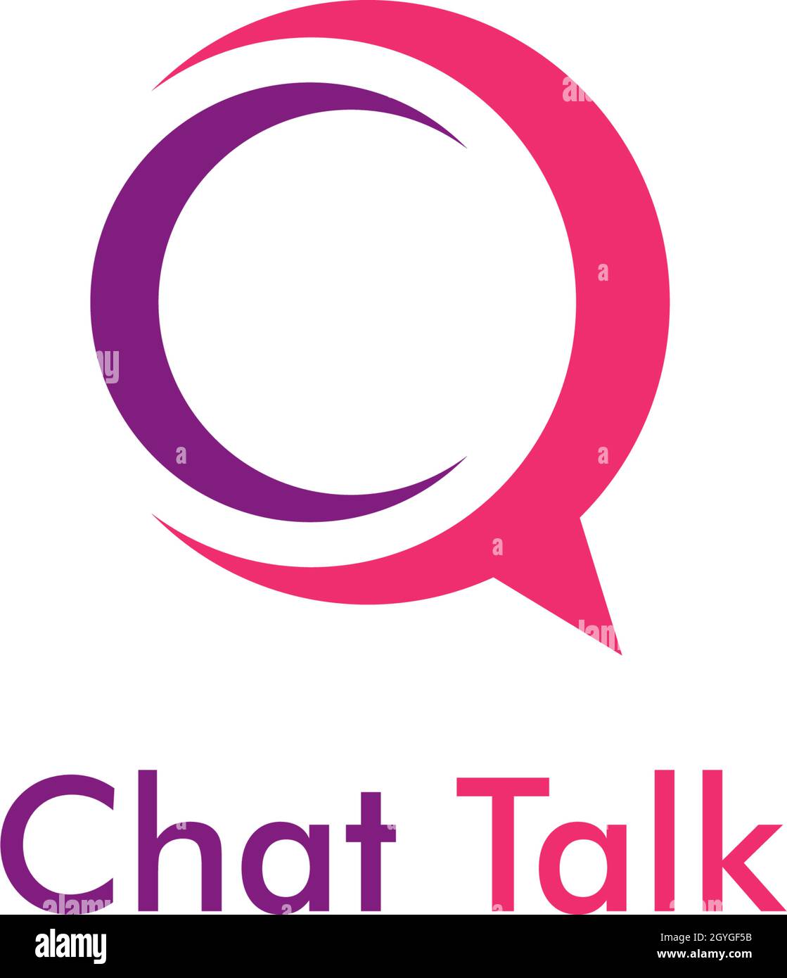 Speech bubble icon Logo template vector illustration Stock Vector Image ...
