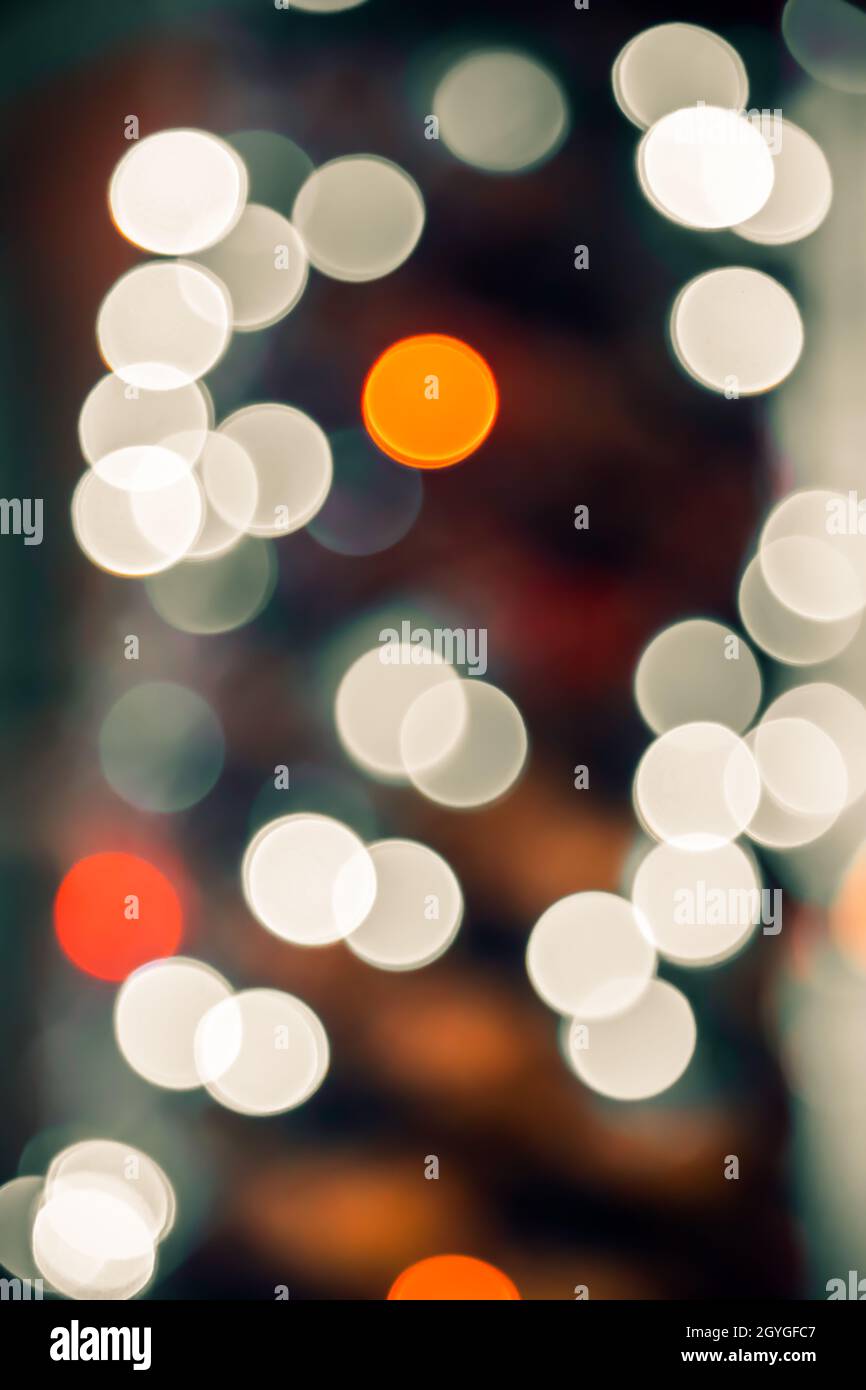 Blurry city vegas lights hi-res stock photography and images - Alamy