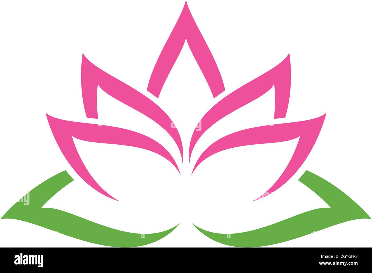 Lotus flowers logo Template icon Stock Vector Image & Art - Alamy
