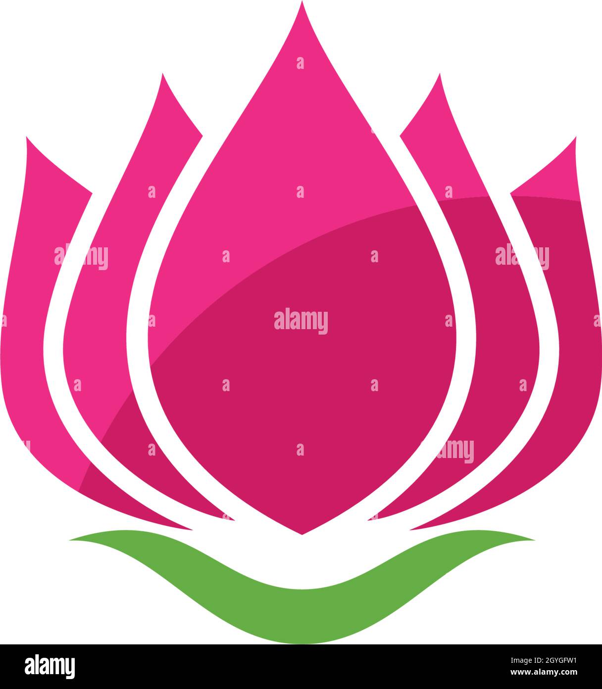 Lotus flowers logo Template icon Stock Vector Image & Art - Alamy