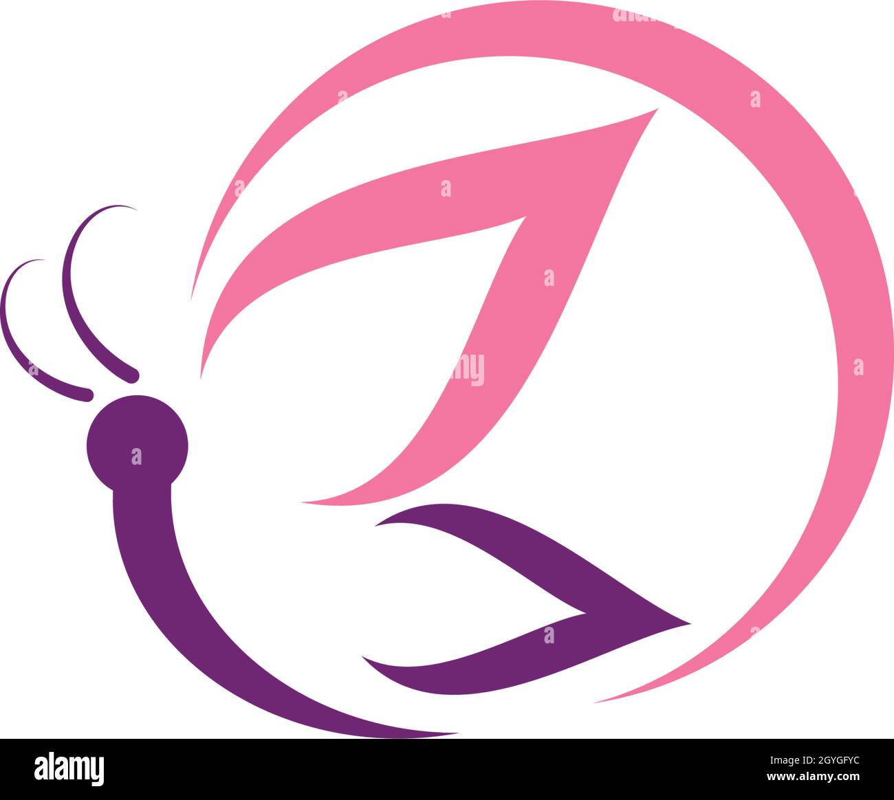 Butterfly Logo Template Vector icon design Stock Vector Image & Art - Alamy