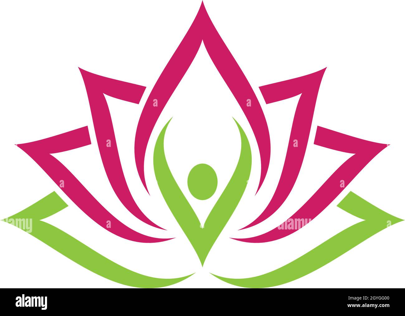 Lotus flowers logo Template icon Stock Vector Image & Art - Alamy