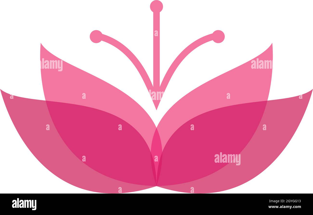 Lotus flowers logo Template icon Stock Vector Image & Art - Alamy