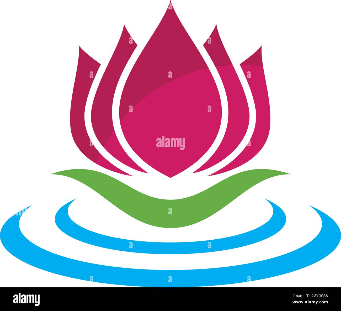 Beauty Vector Lotus flowers logo Template Stock Vector Image & Art - Alamy