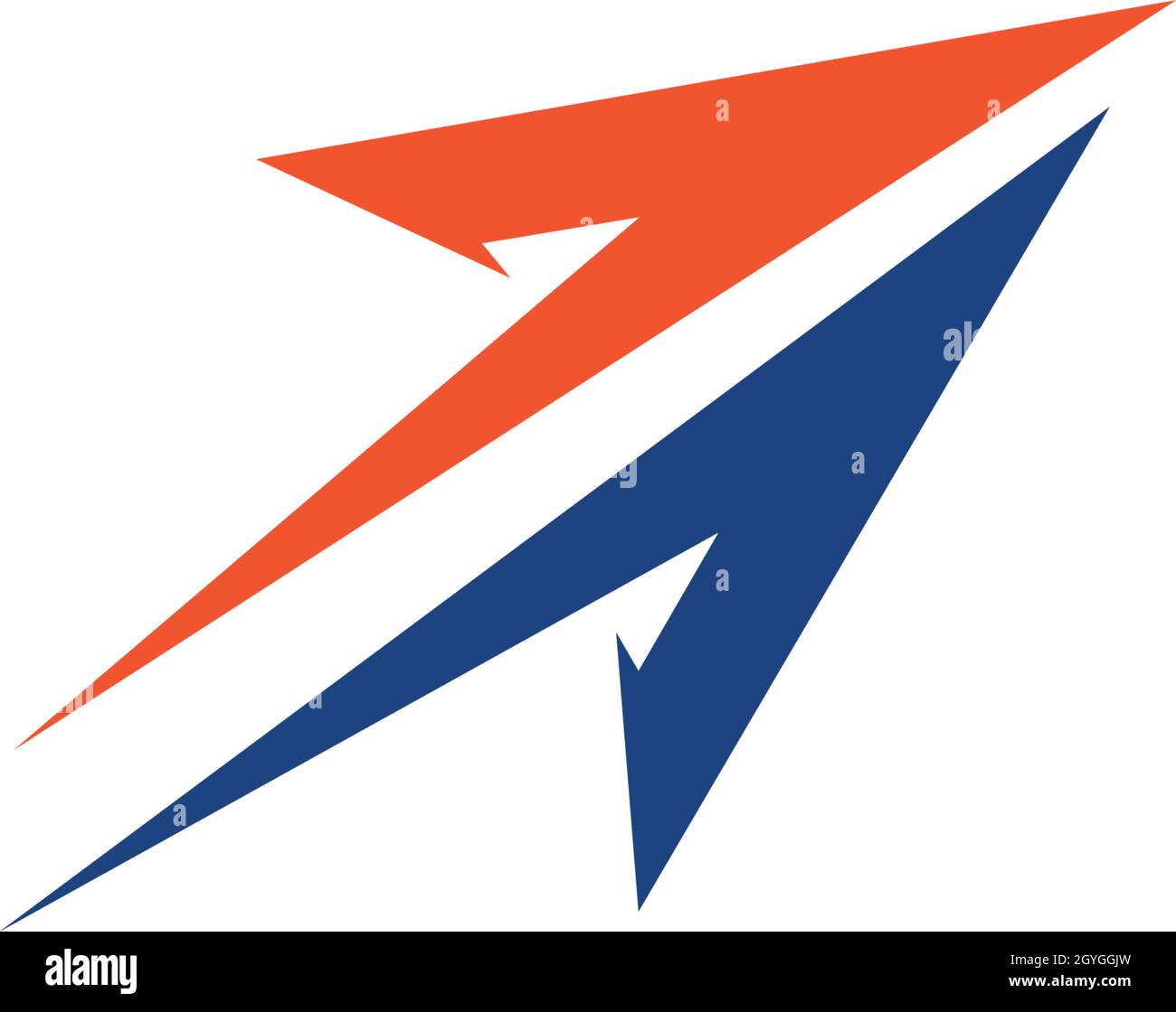 Arrow vector illustration icon Logo Template Stock Vector Image & Art ...