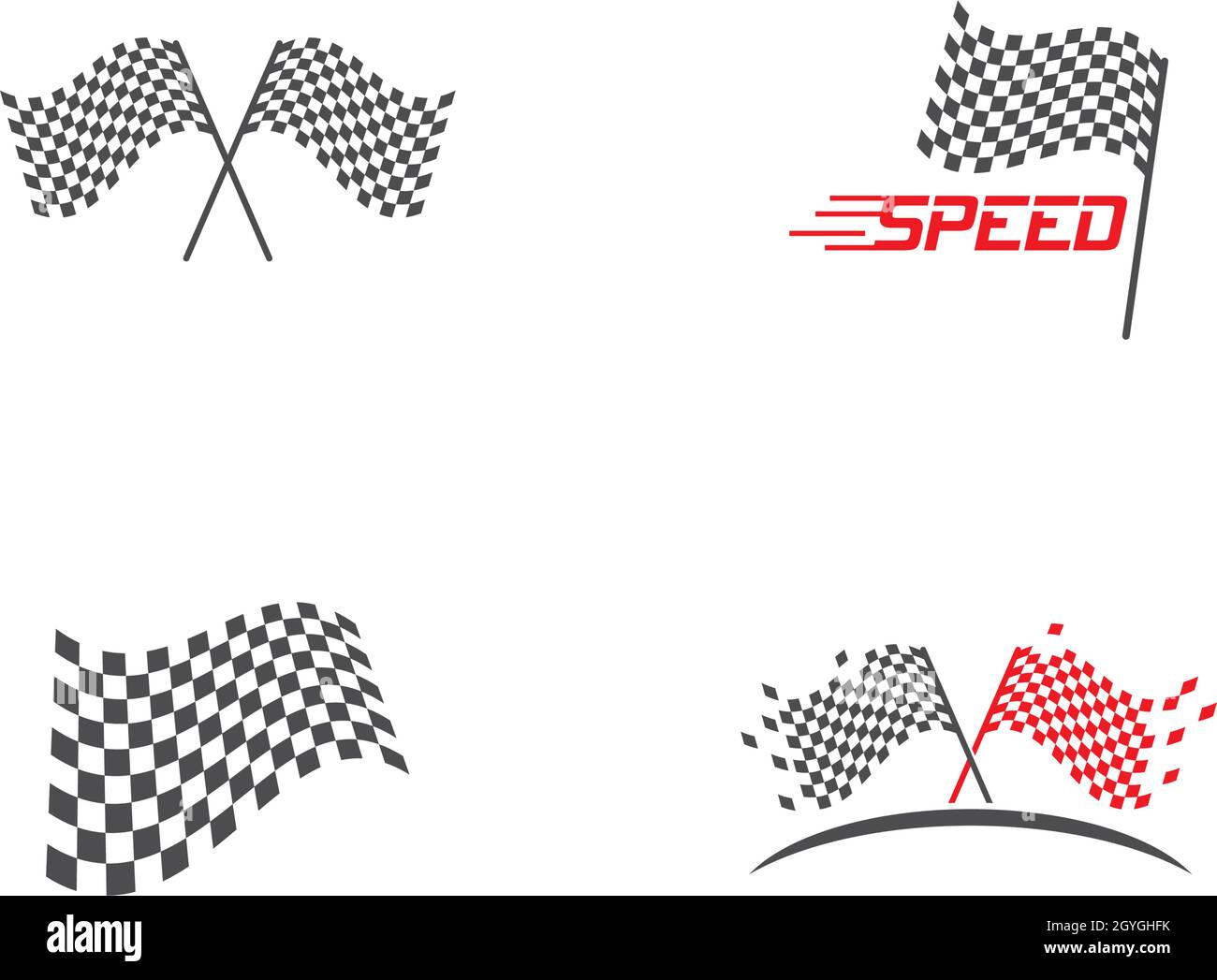 Race flag logo vector template Stock Vector Image & Art Alamy