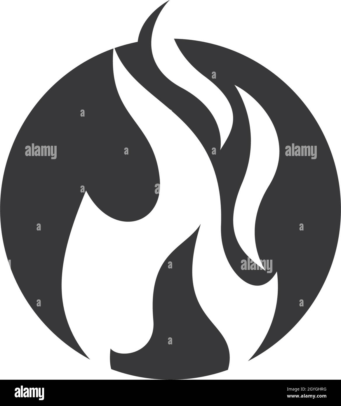 Fire flame Logo Template Stock Vector