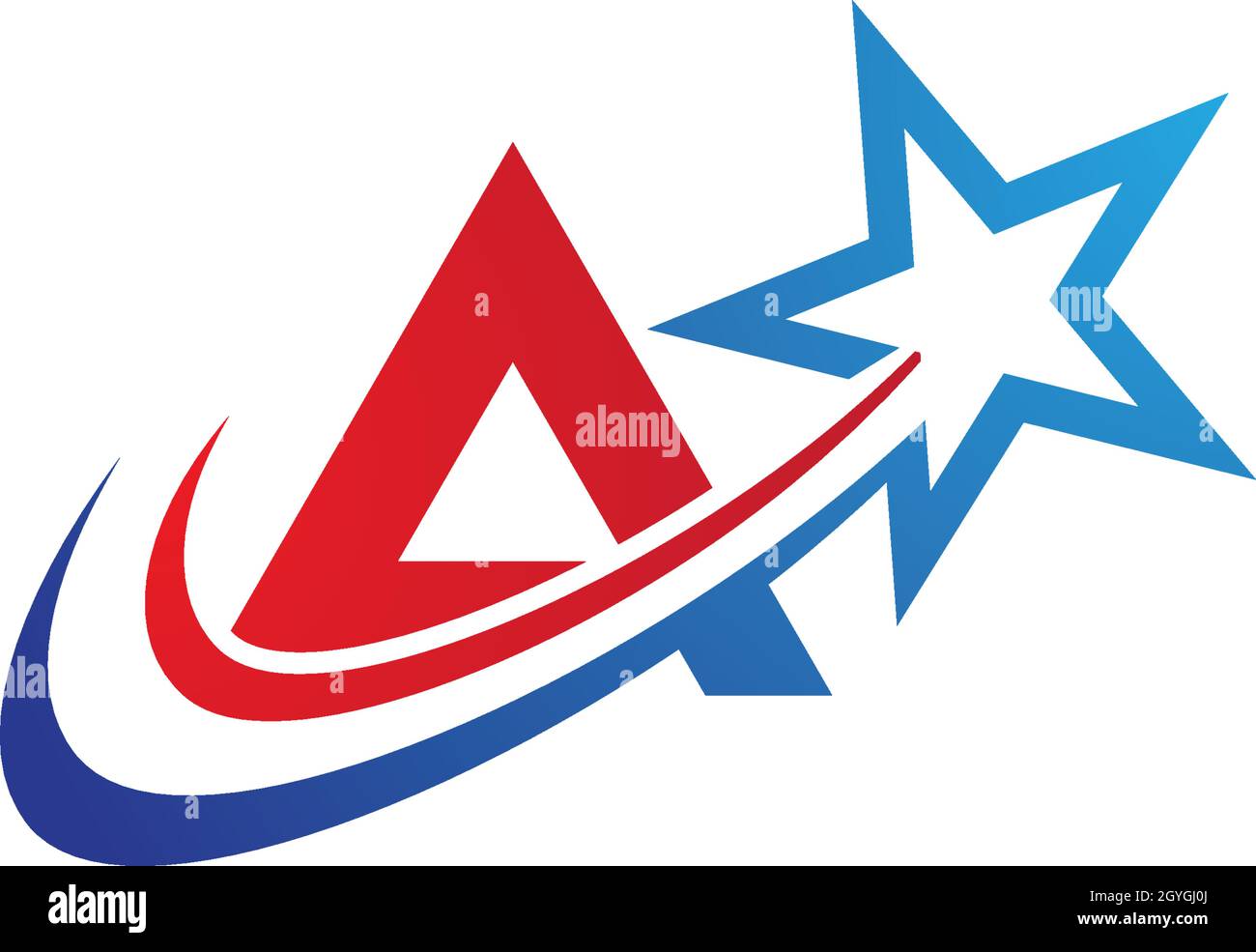Star Logo Template Stock Vector