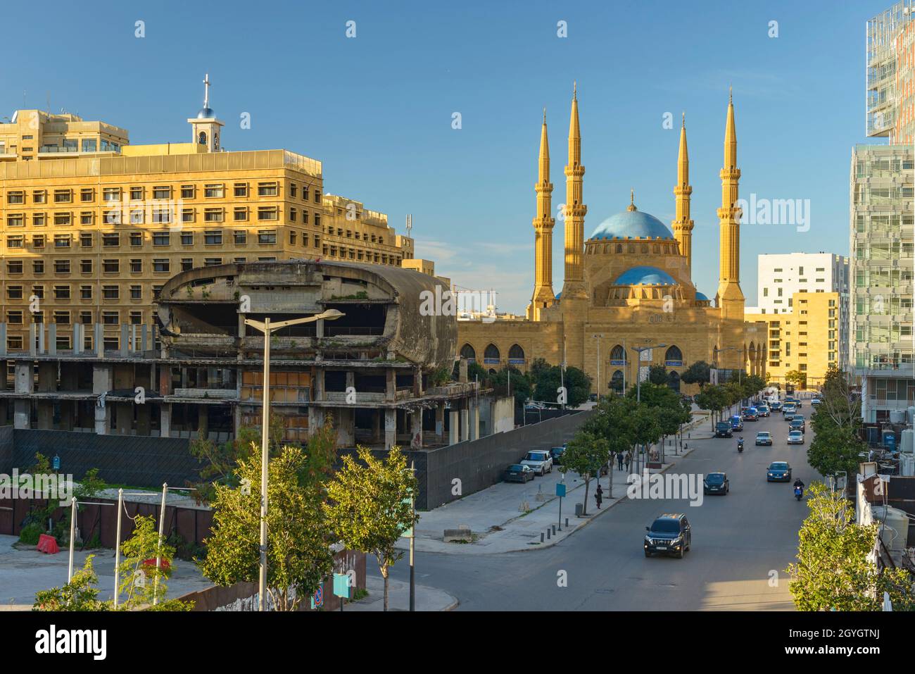 LEBANON, BEIRUT, BACHOURA, BECHARA EL KHOURY STREET, CITY CENTER DOME