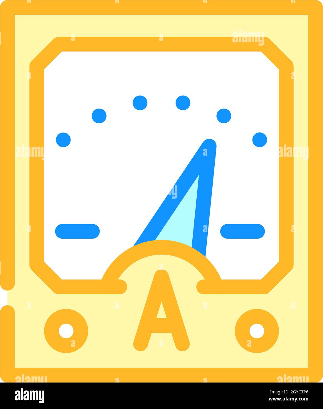 ammeter tool color icon vector illustration Stock Vector Image & Art