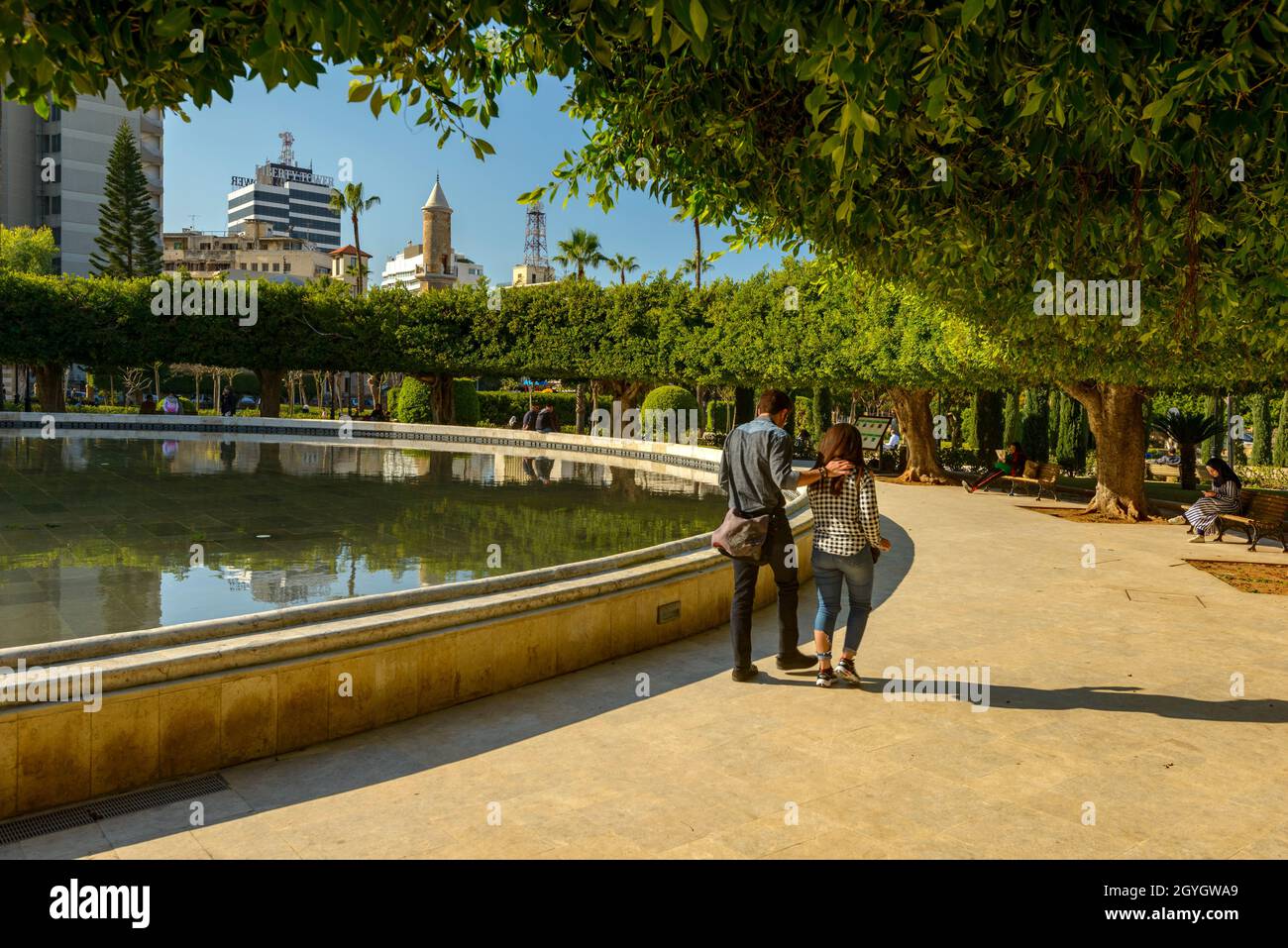 LEBANON, BEIRUT, MOUSSAITB?, SANAYEH PARK (THE OLDEST PUBLIC GARDEN IN