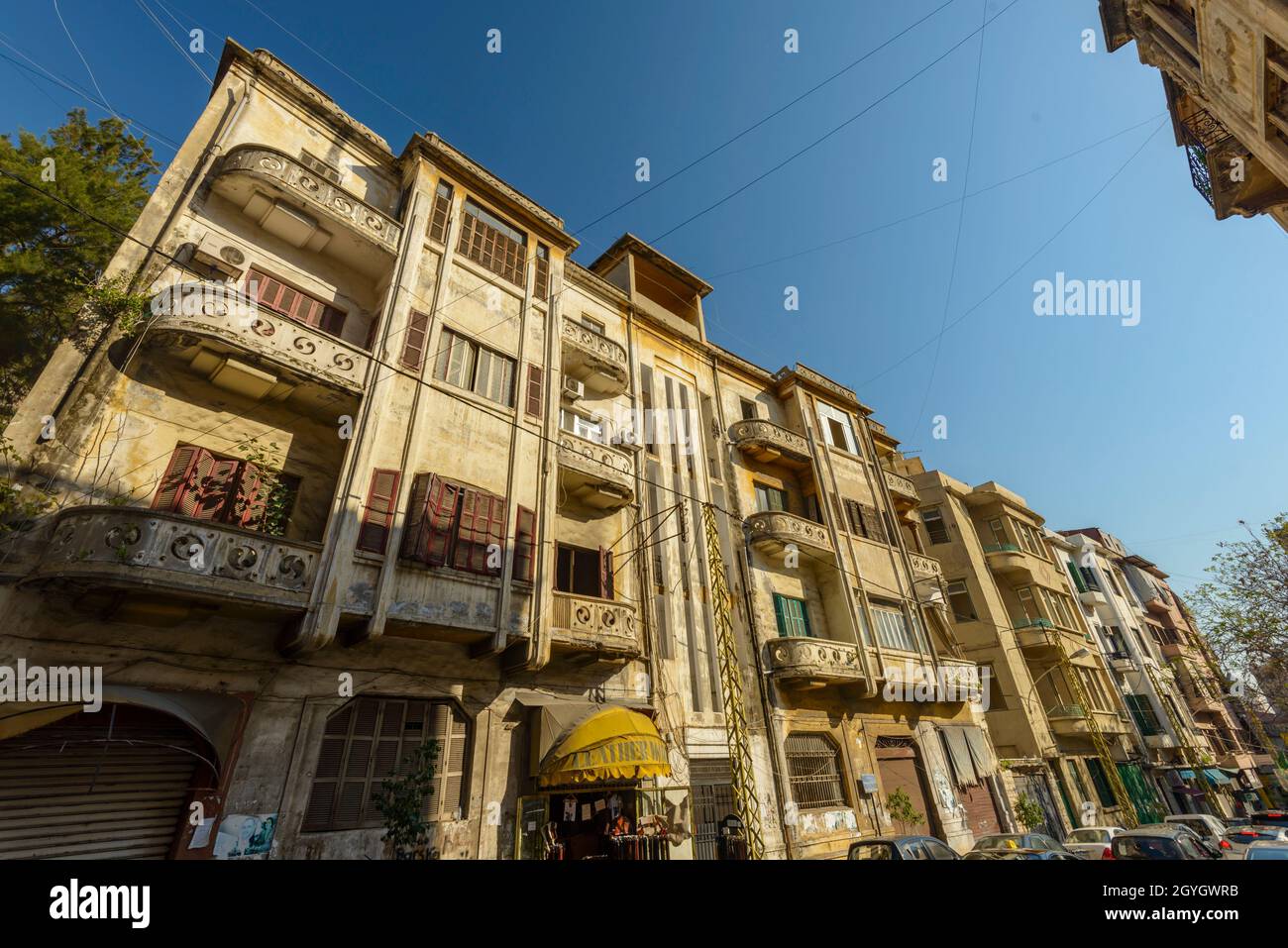 LEBANON, BEIRUT, ZOKAK ELBLAT, ART DECO STYLE BUILDINGS (FRENCH