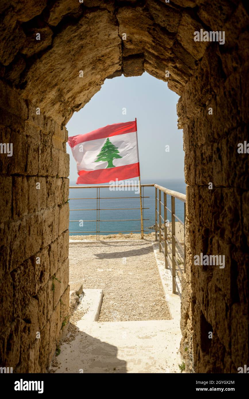 LEBANON, MOUNT LEBANON, JBEIL, BYBLOS ONE OF THE OLDEST CITIES IN LEBANON (UNESCO WORLD HERITAGE SITE) Stock Photo