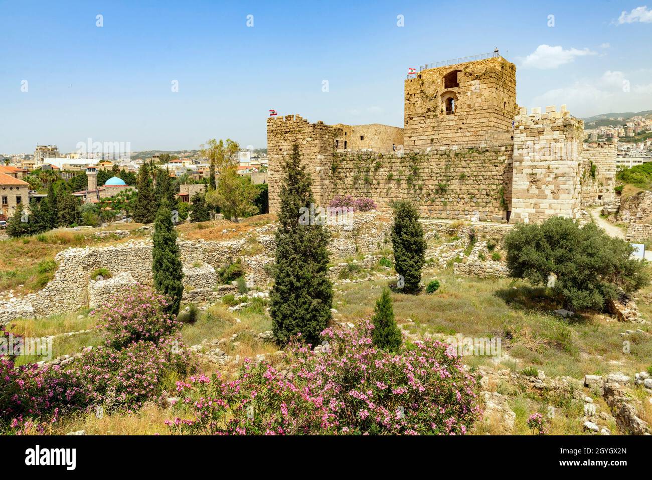 LEBANON, MOUNT LEBANON, JBEIL, BYBLOS ONE OF THE OLDEST CITIES IN LEBANON (UNESCO WORLD HERITAGE SITE) Stock Photo