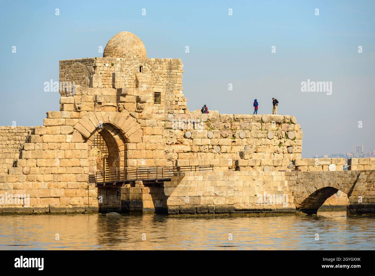 LEBANON, SOUTHERN LEBANON, SAIDA (SIDON), CASTLE OF THE SEA (SIDON ...