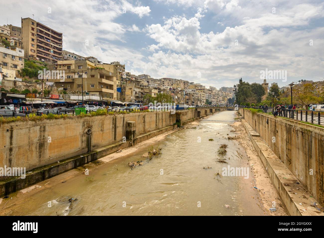 LEBANON, NORTH LEBANON, TRIPOLI, RIVER ABU ALI (NAHR ABU ALI Stock Photo -  Alamy