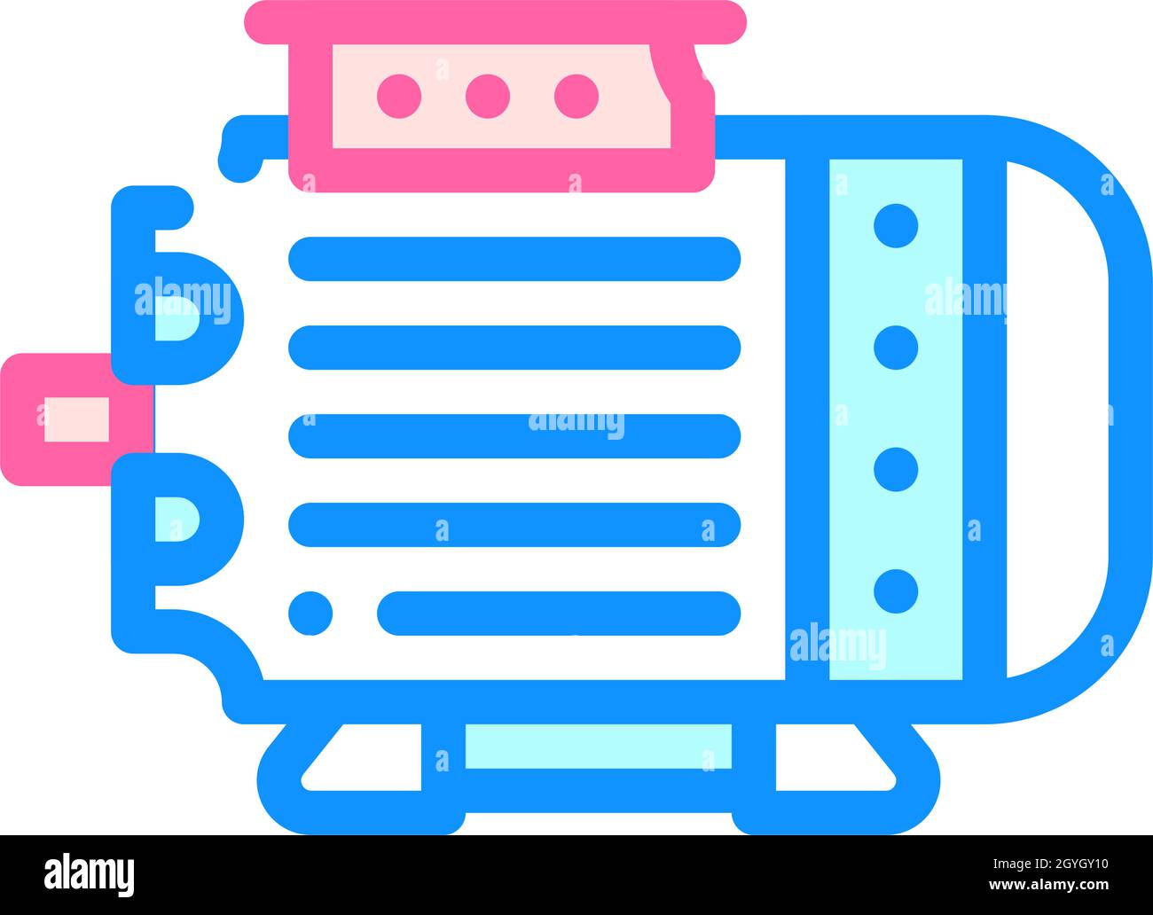 electric generator color icon vector illustration Stock Vector Image ...
