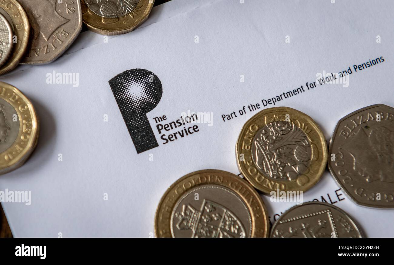London. UK. 10.07.2021. The government Pension Service responsible for assessing and paying retirement pensions. Stock Photo