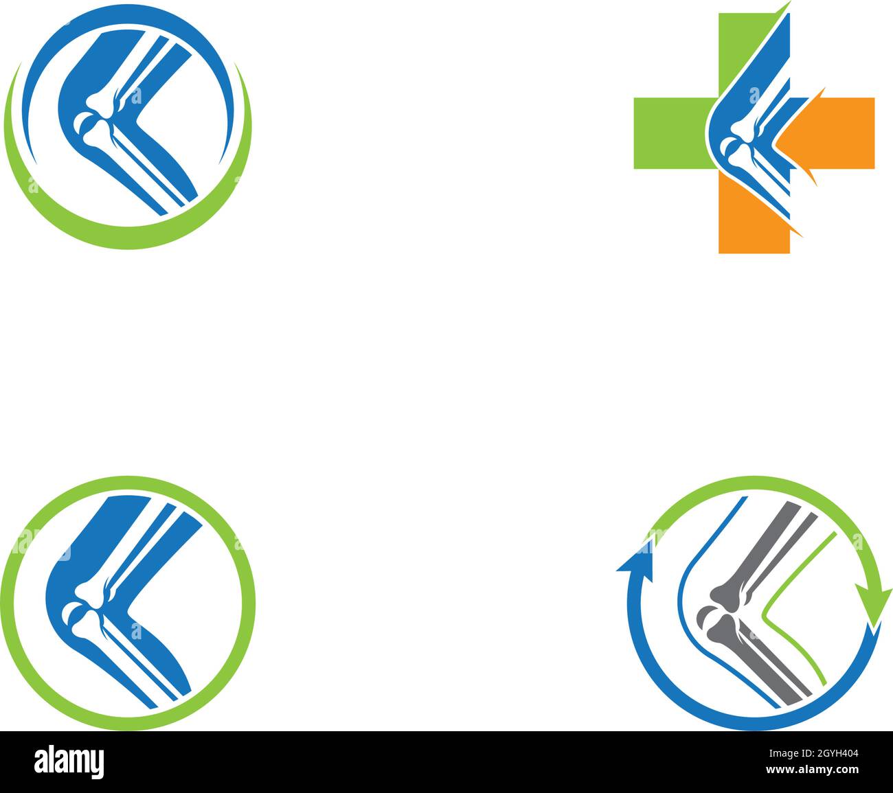 Bone logo vector template Stock Vector