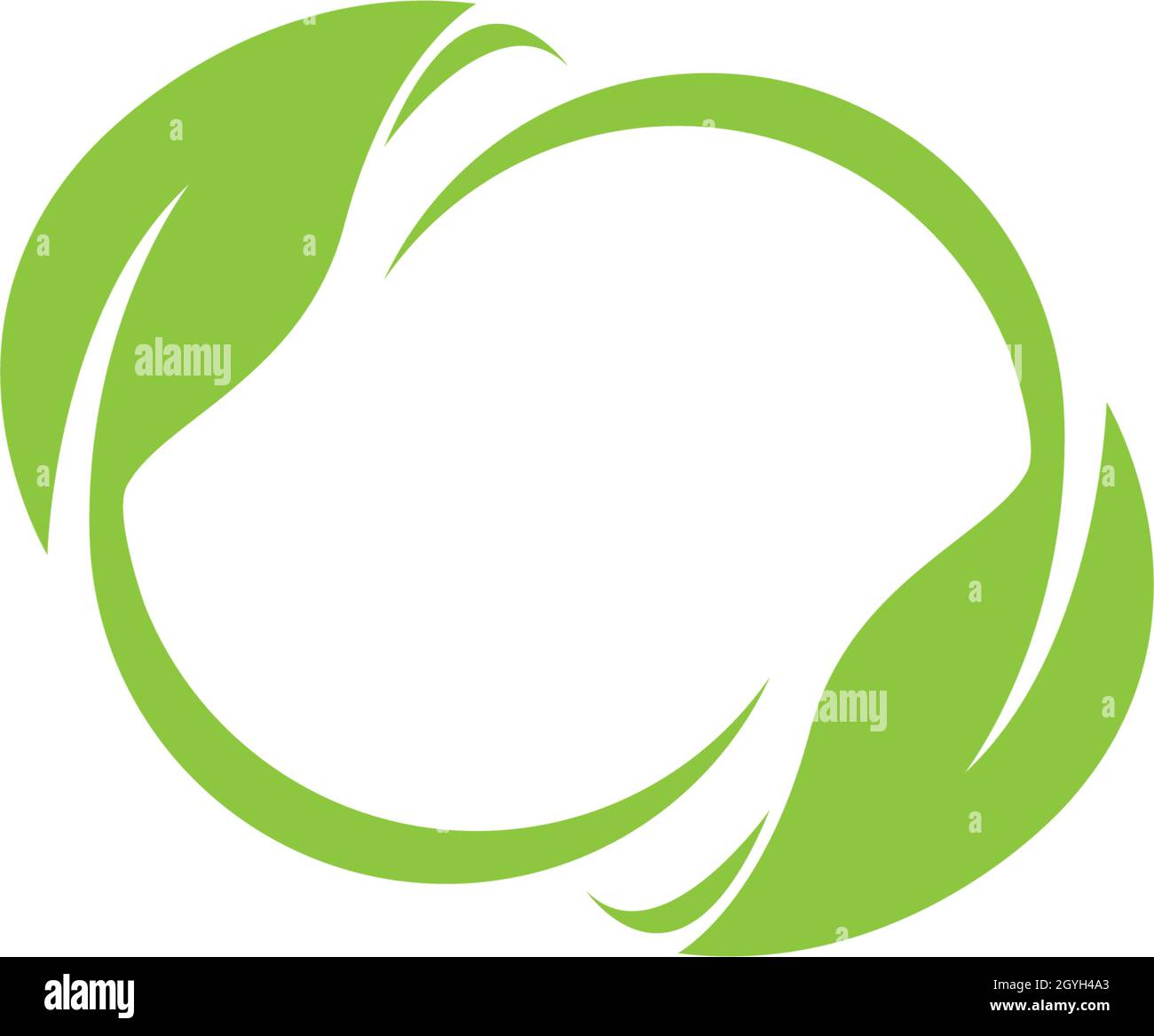 Logos of green leaf ecology nature element vector Stock Vector Image ...