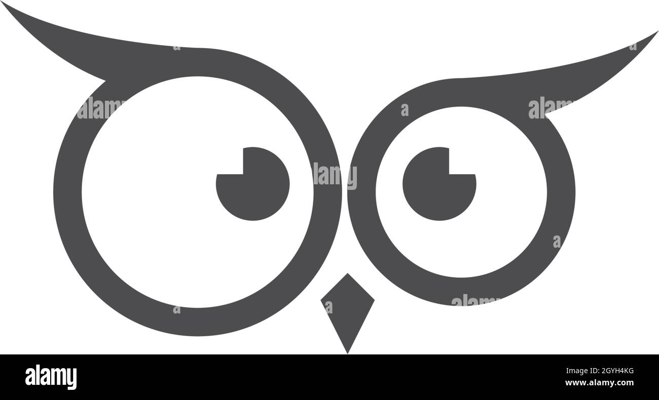 Owl logo vector icon template Stock Vector Image & Art - Alamy