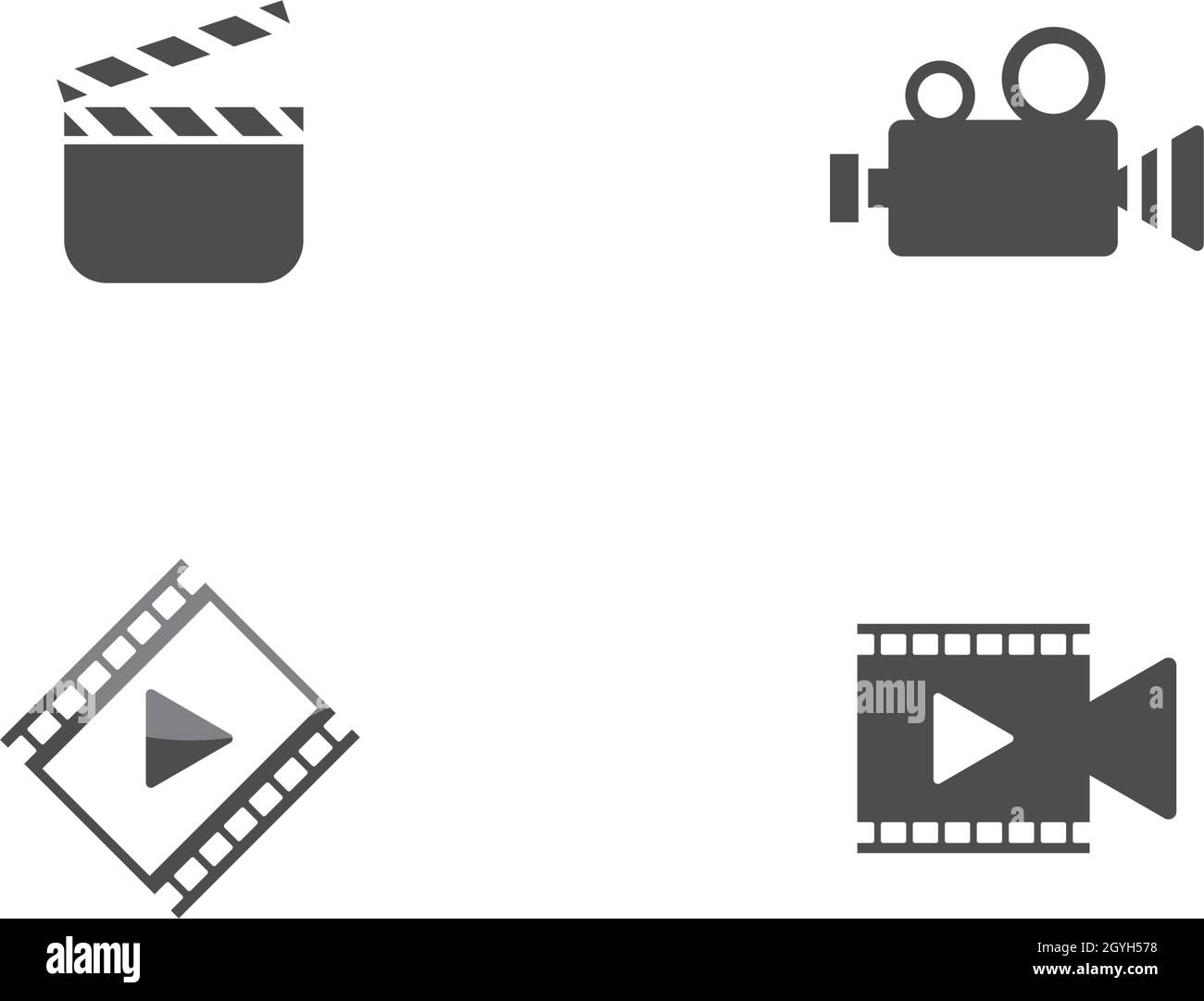 Movie Logo Template vector Stock Vector Image & Art Alamy