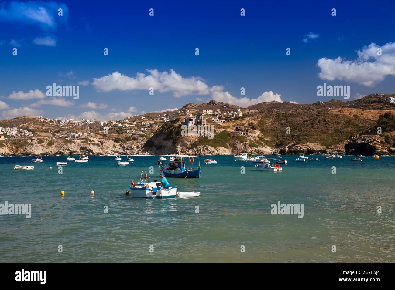 Agia Pelagia,boats Crete, Greece, Europe Stock Photo