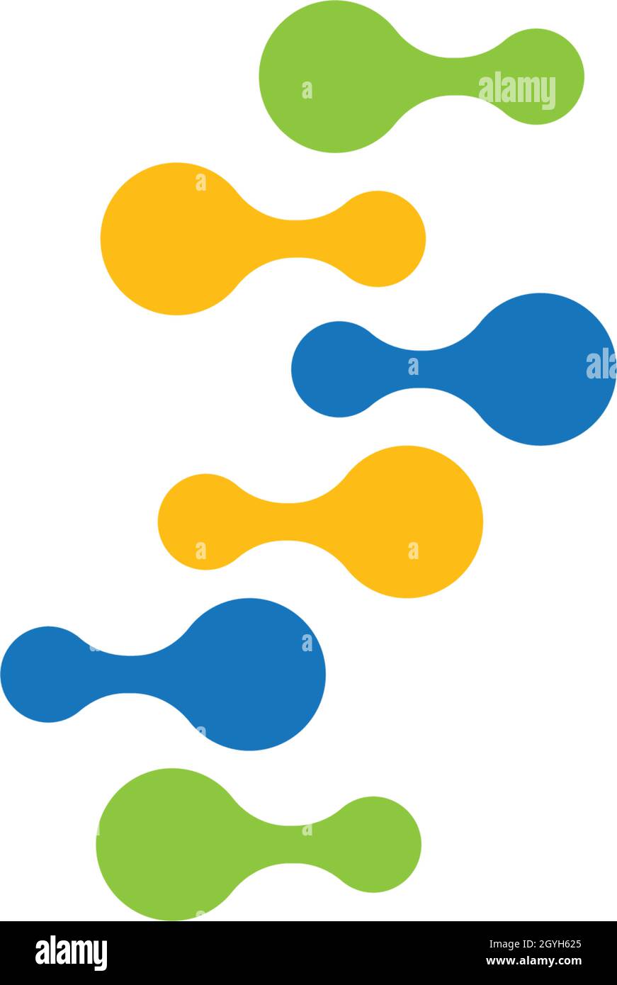 DNA logo vector icon template Stock Vector Image & Art - Alamy